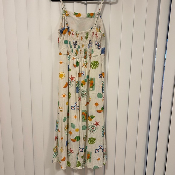 Colorful Patterned Maxi Dress - Picture 2 of 2